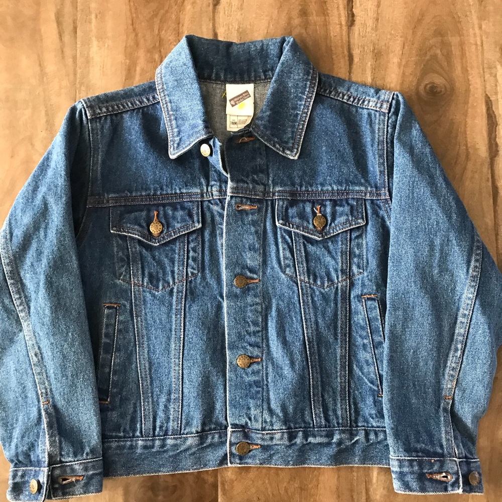 Kids Vintage Warner Brothers Denim Jacket - Picture 3 of 4